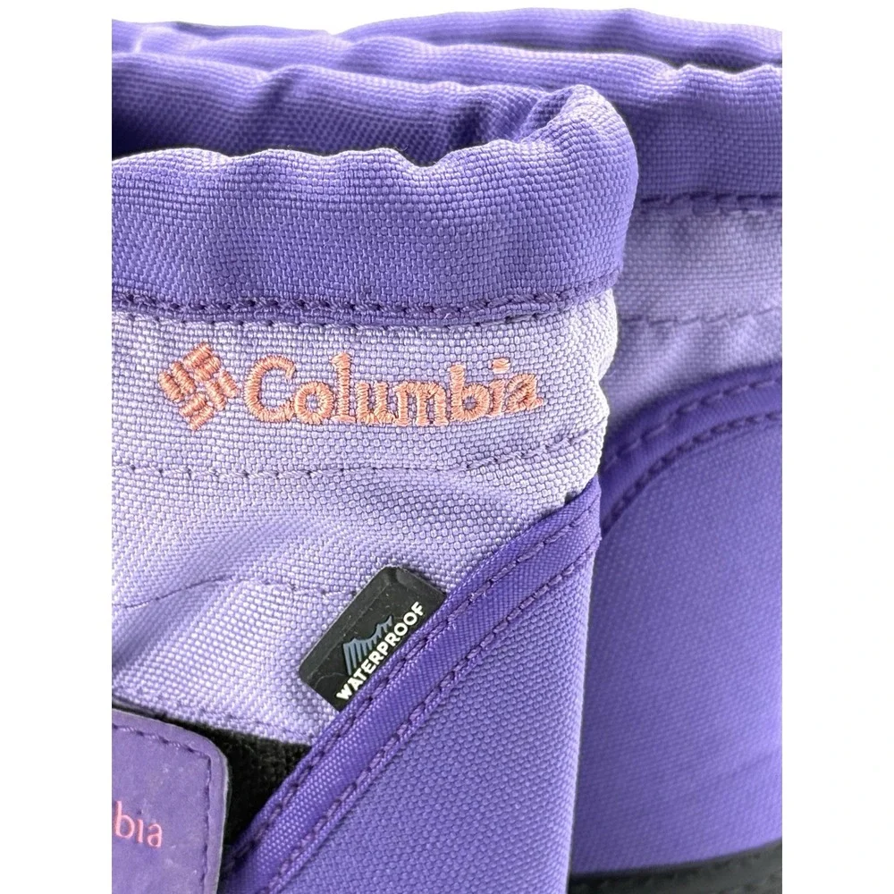 Columbia Powderbug Plus‎ 2 Todder Winter Boots Purle Size 4 Warm-25F-32C